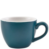 GenWare Porcelain Matt Teal Bowl Shaped Cup 90ml/3oz (Pack of 6)
