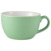 Genware Porcelain Bowl Shaped Cup 25cl Green