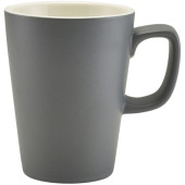 Genware Porcelain Latte Mug 34cl Matt Grey