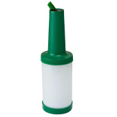 Save & Pour Professional Quart Cocktail Juice Bottle 1 Litre Green