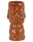 Ceramic Molokai Brown Tiki Mug 360ml