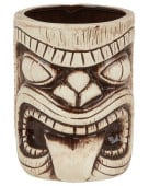 Ceramic Toscano Lono Light Brown Tiki Mug 450ml