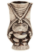 Ceramic Kane Light Brown Tiki Mug 400ml