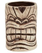 Ceramic Toscano Kanaloa Light Brown Tiki Mug