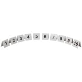Perspex Table Numbers 1-10