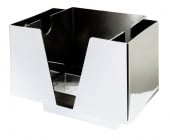 Chrome 3 Part Bar Napkin Holder Organiser 