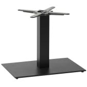 Titan Single Rectangular Black Coffee Height Table Base