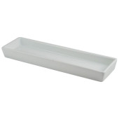 Genware Porcelain Rectangular Dish Holder 28cm