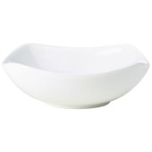 Genware Porcelain Rounded Square Bowl 17cm