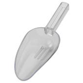 Clear Plastic Ice Drainer Scoop 200ml/7oz