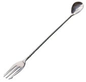 Mezclar Cocktail Mixing Bar Spoon 30cm Fork End