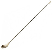 Mezclar Collinson Antique Brass Cocktail Spoon 450mm