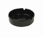 Beaumont 4" Black Melamine Ashtray Pk 10 