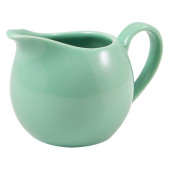 Genware Porcelain Jug 14cl Green