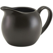 Genware Porcelain Jug 14cl Matt Black