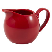 Genware Porcelain Jug 14cl Red