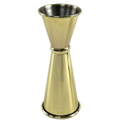 Gold Plated Banded Jigger 25/35/50ml