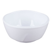 White Melamine Bowl Round 19oz 562ml
