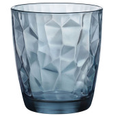 Bormioli Rocco Diamond Ocean Blue Water Glasses 310ml/10oz (Pack of 6)