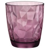 Bormioli Rocco Diamond Rock Purple Double Old Fashioned Glasses 390ml/13oz (Pack of 6)