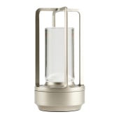 Industrial Cordless Table Lamp Steel 18cm