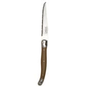 Jean Dubost Laguiole Taupe Serrated Steak Knife (Pack of 6)