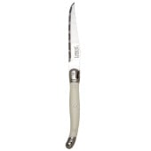 Jean Dubost Laguiole White Serrated Steak Knife (Pack of 6)