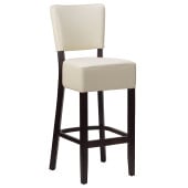 Alto FB Highchair Ivory Faux Leather With Wenge Frame