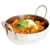 Balti Dish Stainless Steel 13cm 12oz (Pack of 6)