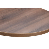 Egger Tobacco Pacific Walnut With Matching ABS Edge Round Table Top 1200mm
