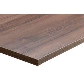 Egger Tobacco Pacific Walnut With Matching ABS Edge Square Table Top 600 x 600mm
