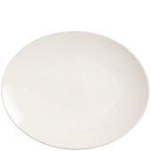 Steelite Folio Concorde White Oval Coupe Plate 34cm/13.5" (Pack of 12)