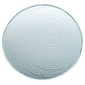 Creations Scape Glass Clear Round Platter 30cm/11.8" (Pack of 6)