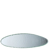 Creations Scape Glass Clear Oval Platter 40cm/15.7" (Pack of 6)