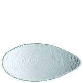 Creations Scape Glass Clear Oval Platter 30cm/12" (Pack of 6)