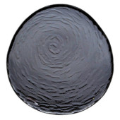 Creations Scape Glass Smoked Round Platter 14cm/5.5" (Pack of 12)
