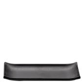 Creations Zen Melamine Black Rectangular Tray 9.5 x 2.2cm (Pack of 6)