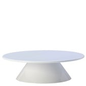 Creations Melamine White Pedestal for Square Top 7.5cm