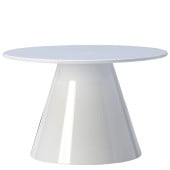 Creations Melamine White Pedestal for Round Top 17.8cm