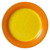 Creations Freedom Melamine Yellow Round Plate 23cm/9" (Pack of 6)