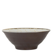 Creations Craft Melamine White Two-Tone Bowl 18cm/7" 590ml/24oz (Pack of 6)