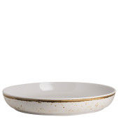 Creations Craft Melamine White Medium Low Round Platter 33cm/13" (Pack of 12)