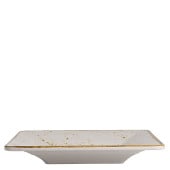 Creations Craft Melamine White Square Pebble Bowl 25.4cm/10" (Pack of 6)