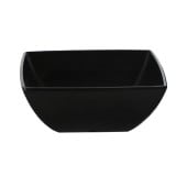 Black Melamine Square Bowl 6oz 177ml