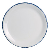 Creations Blue Dapple Melamine Coupe Plate 15.2cm/6" (Pack of 12)