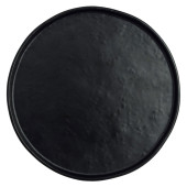 Creations Cali Melamine Black Round Plate 21cm/8.25" (Pack of 12)