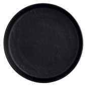Creations Cali Melamine Black Round Plate 16.4cm/6.5" (Pack of 12)