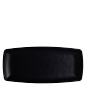 Creations Cali Melamine Black Rectangle Plate 24.1 x 11cm (Pack of 12)