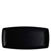 Creations Cali Melamine Black Rectangle Plate 29.2 x 14cm (Pack of 12)