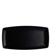Creations Cali Melamine Black Rectangle Plate 33 x 16.5cm (Pack of 12)